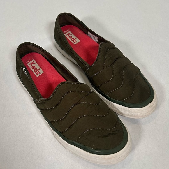 Keds Double Decker Green Wave Nylon - Picture 1 of 9